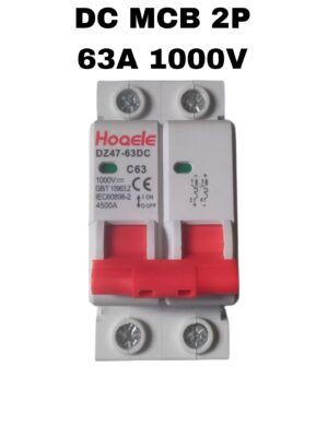 DC MCB 2P 63A 1000V DC