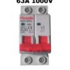 DC MCB 2P 63A 1000V DC