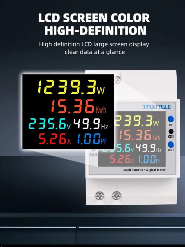 WiFi Digital Energy Meter ((D52-2066) ) Taxnele