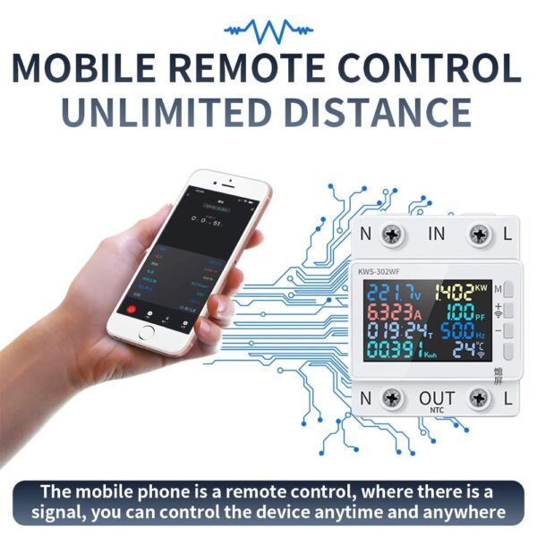 WiFi Energy Meter (KWS-302WF) WiFi Smart Energy Meter (Model: KWS-302WF)