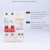 RCBO Residual current circuit breaker with Overload 63A leakage 30mA